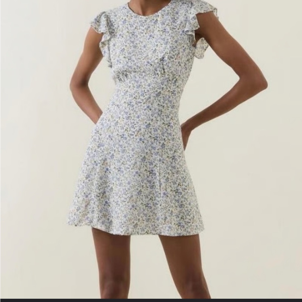 Reformation Idalia mink dress